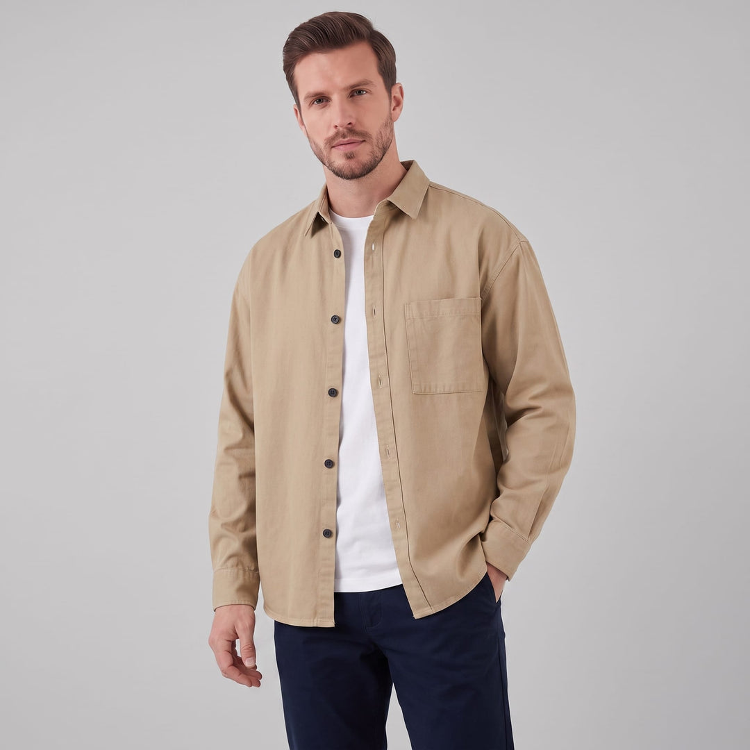 Hoskins Oversized Patch Pocket Overshirt