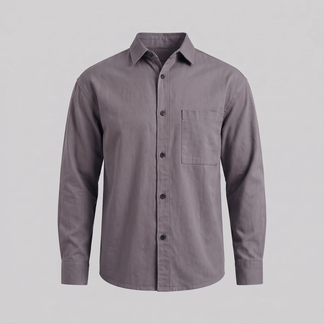 Hoskins Oversized Patch Pocket Overshirt