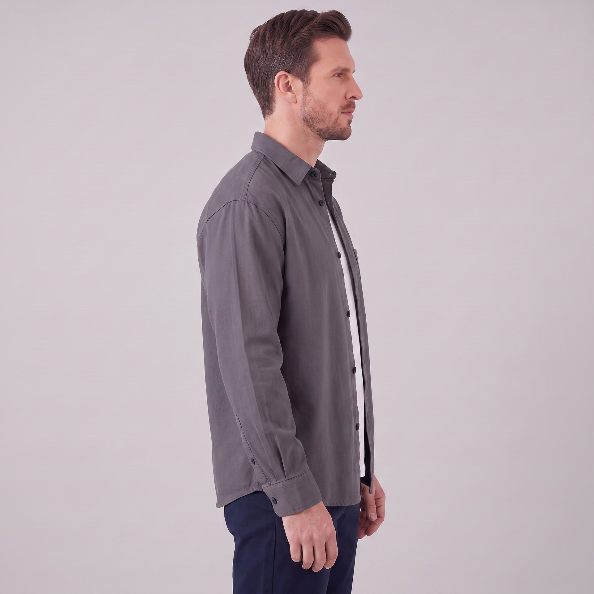 Hoskins Oversized Patch Pocket Overshirt