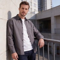 Hoskins Oversized Patch Pocket Overshirt