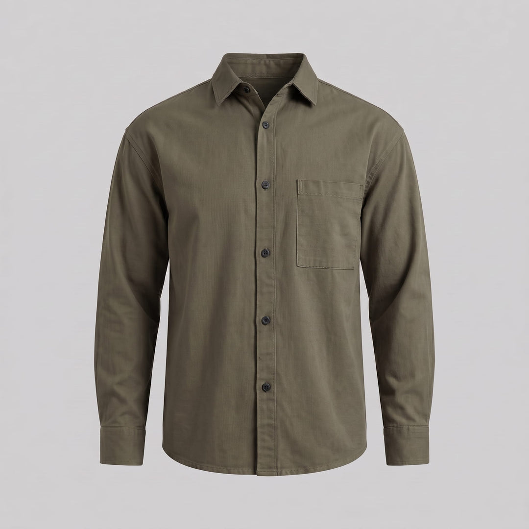 Hoskins Oversized Patch Pocket Overshirt