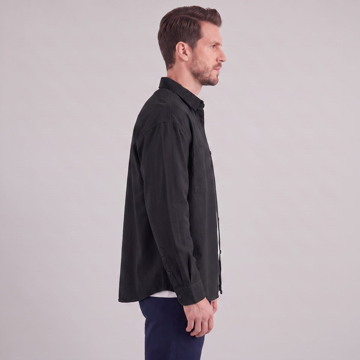 Hoskins Oversized Patch Pocket Overshirt