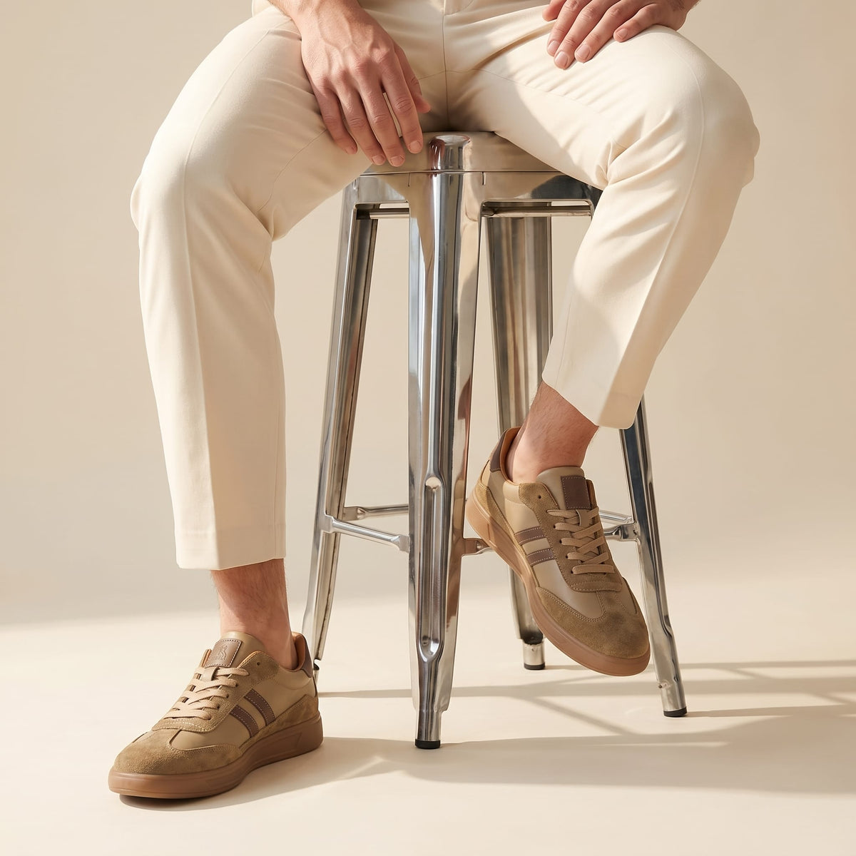 Tallmadge Leather Court Sneakers