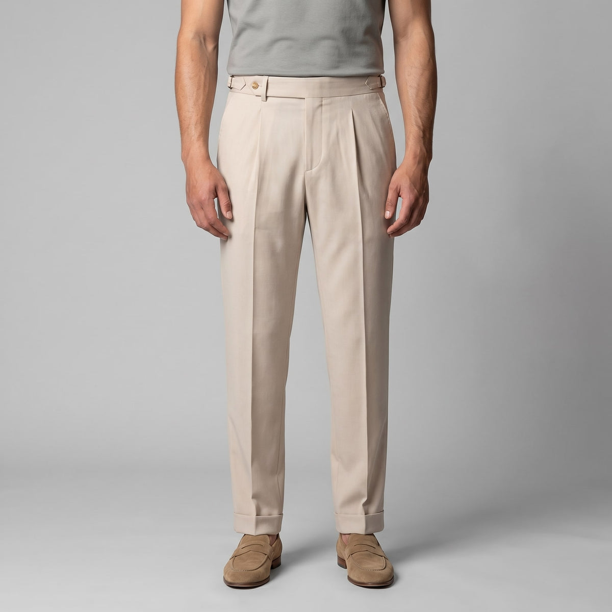 Winslow Pleated Straight Leg Pants