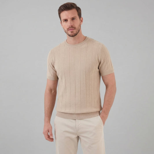 Carter Cotton Blend Rib Knit T-Shirt_1