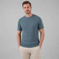 Carter Cotton Blend Rib Knit T-Shirt