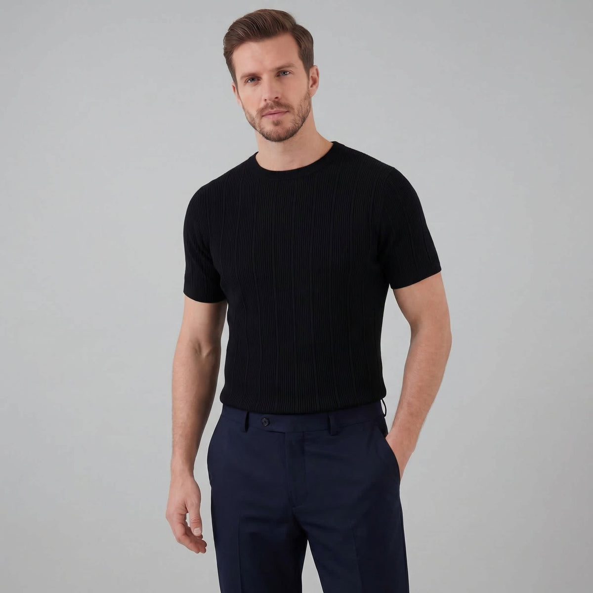 Carter Cotton Blend Rib Knit T-Shirt_6