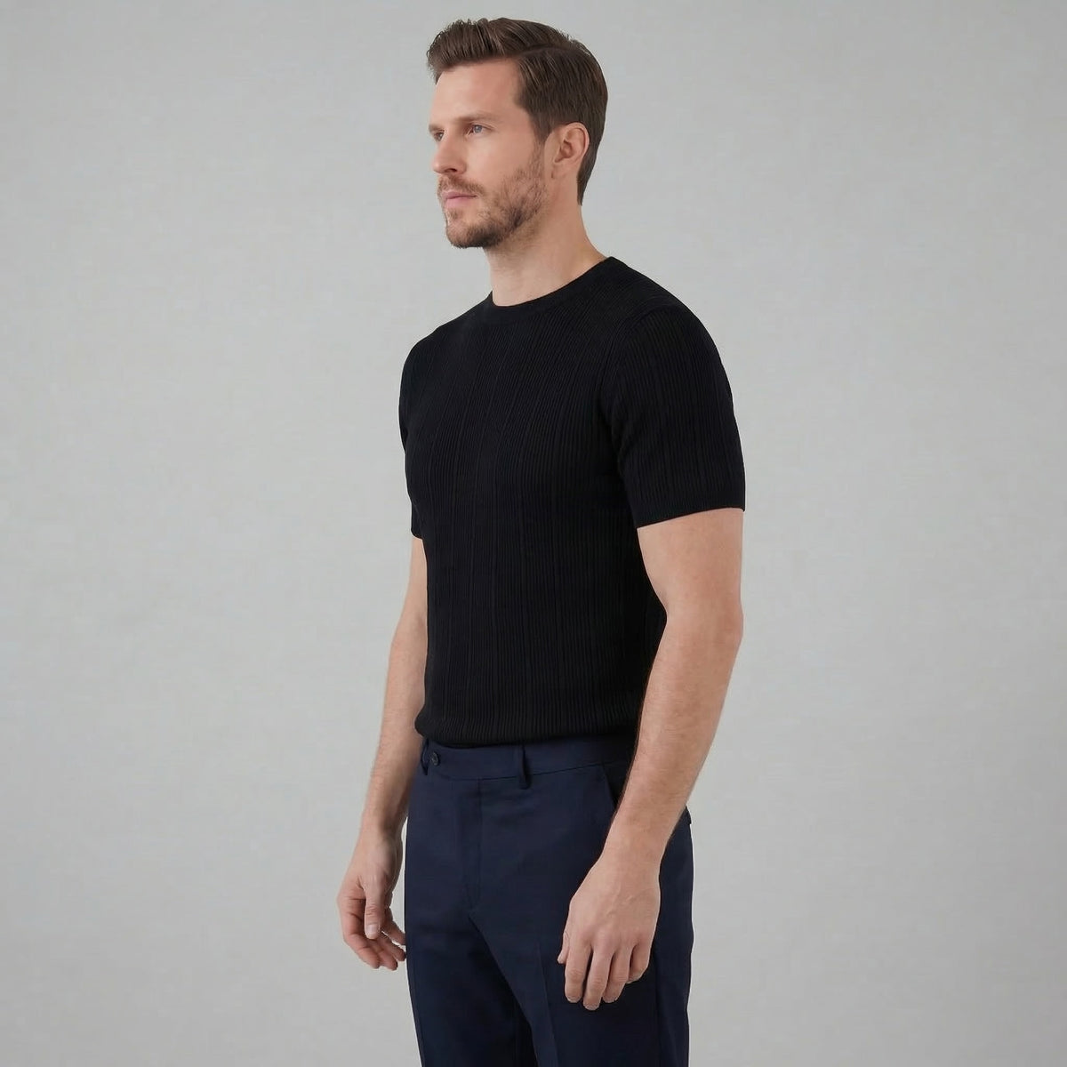 Carter Cotton Blend Rib Knit T-Shirt_7