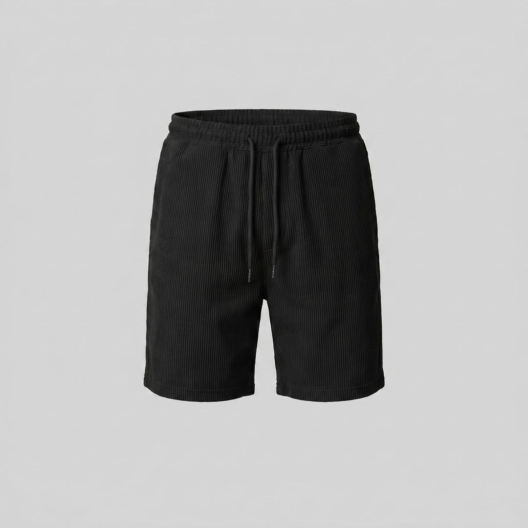 Gardner Ribbed Drawstring Shorts