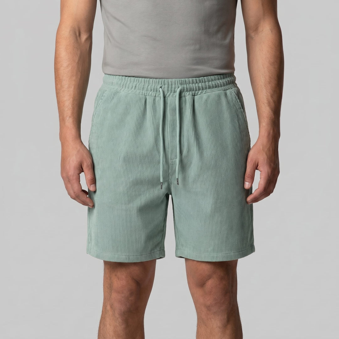 Gardner Ribbed Drawstring Shorts