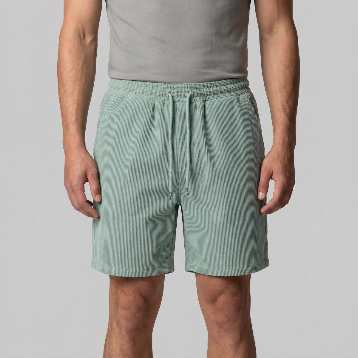 Gardner Ribbed Drawstring Shorts