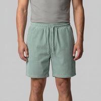 Gardner Ribbed Drawstring Shorts