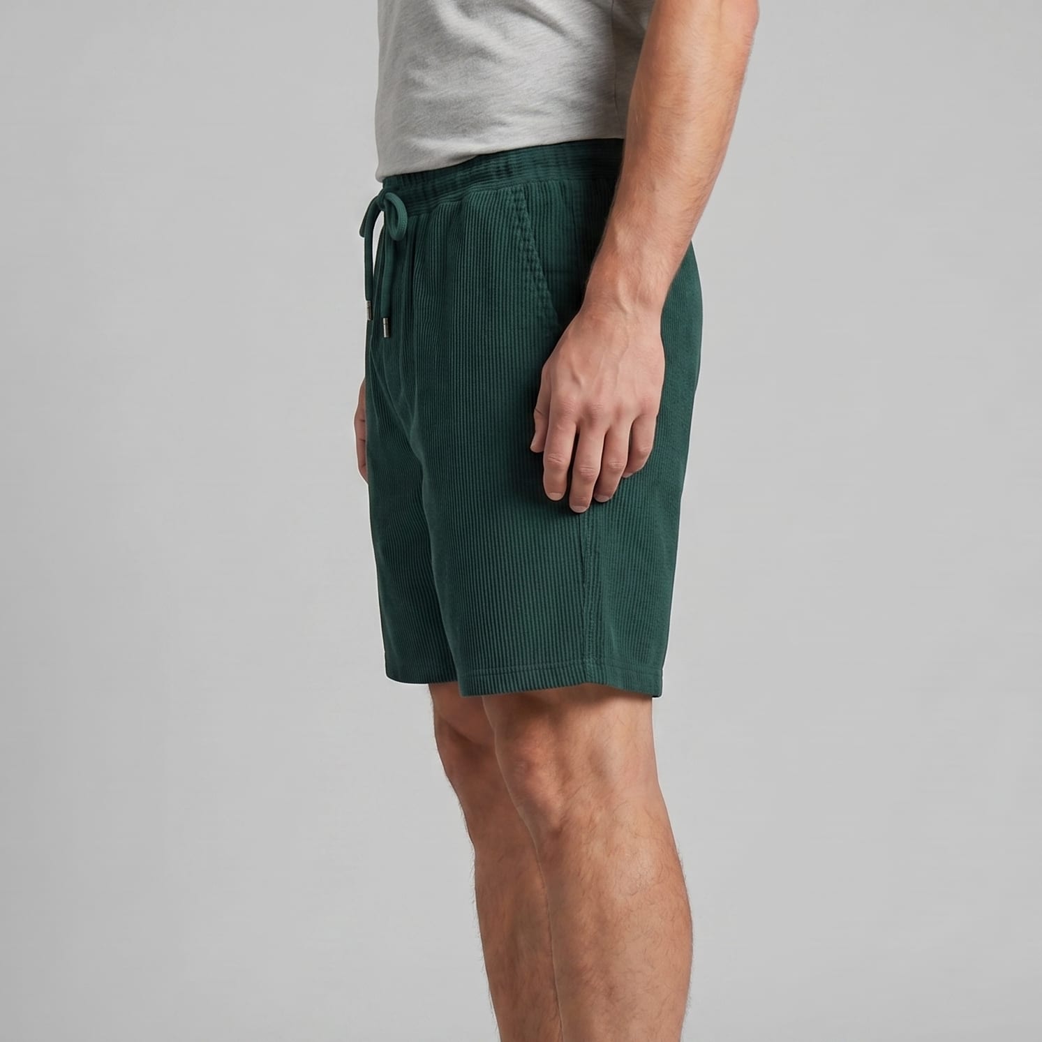 Gardner Ribbed Drawstring Shorts