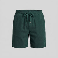 Gardner Ribbed Drawstring Shorts