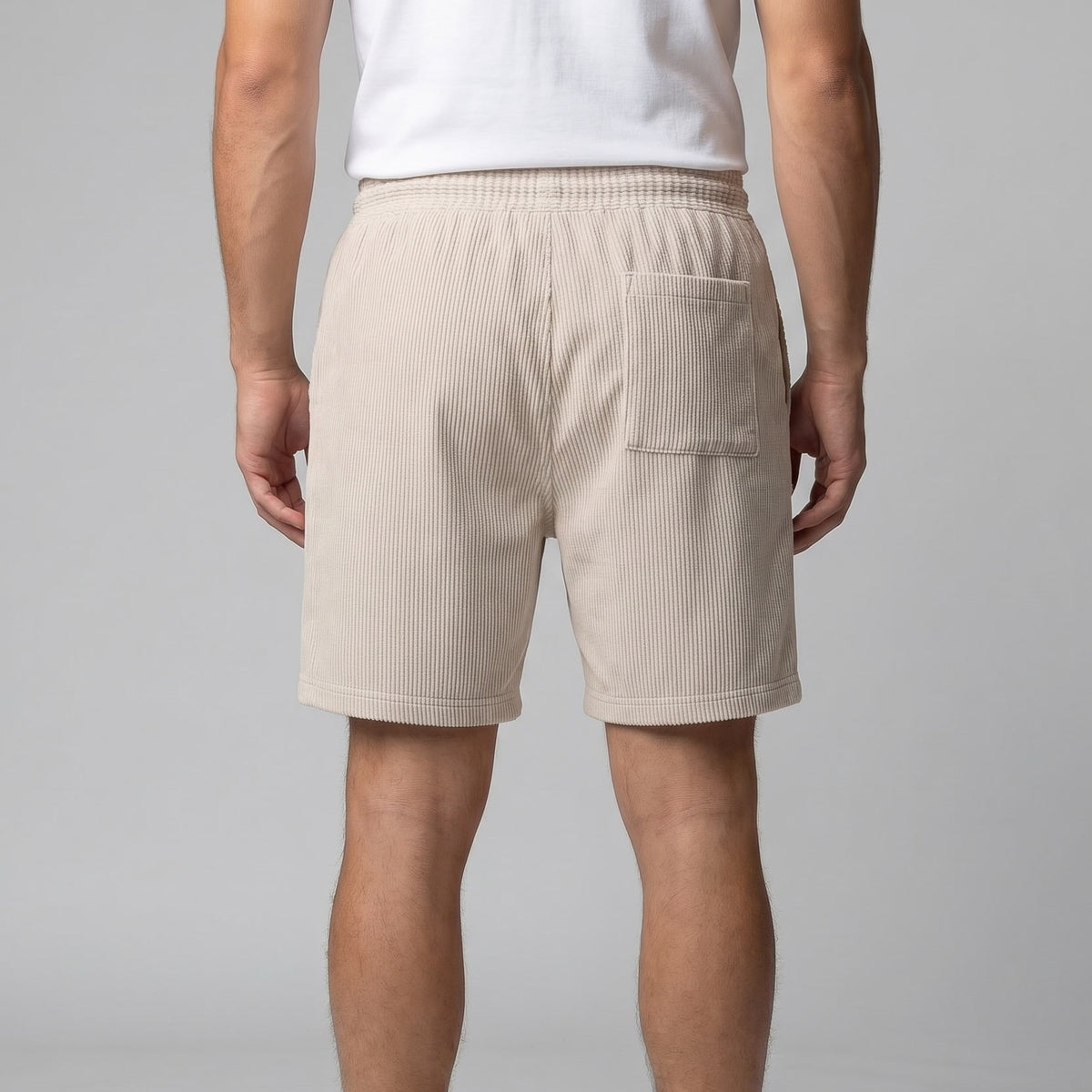 Gardner Ribbed Drawstring Shorts