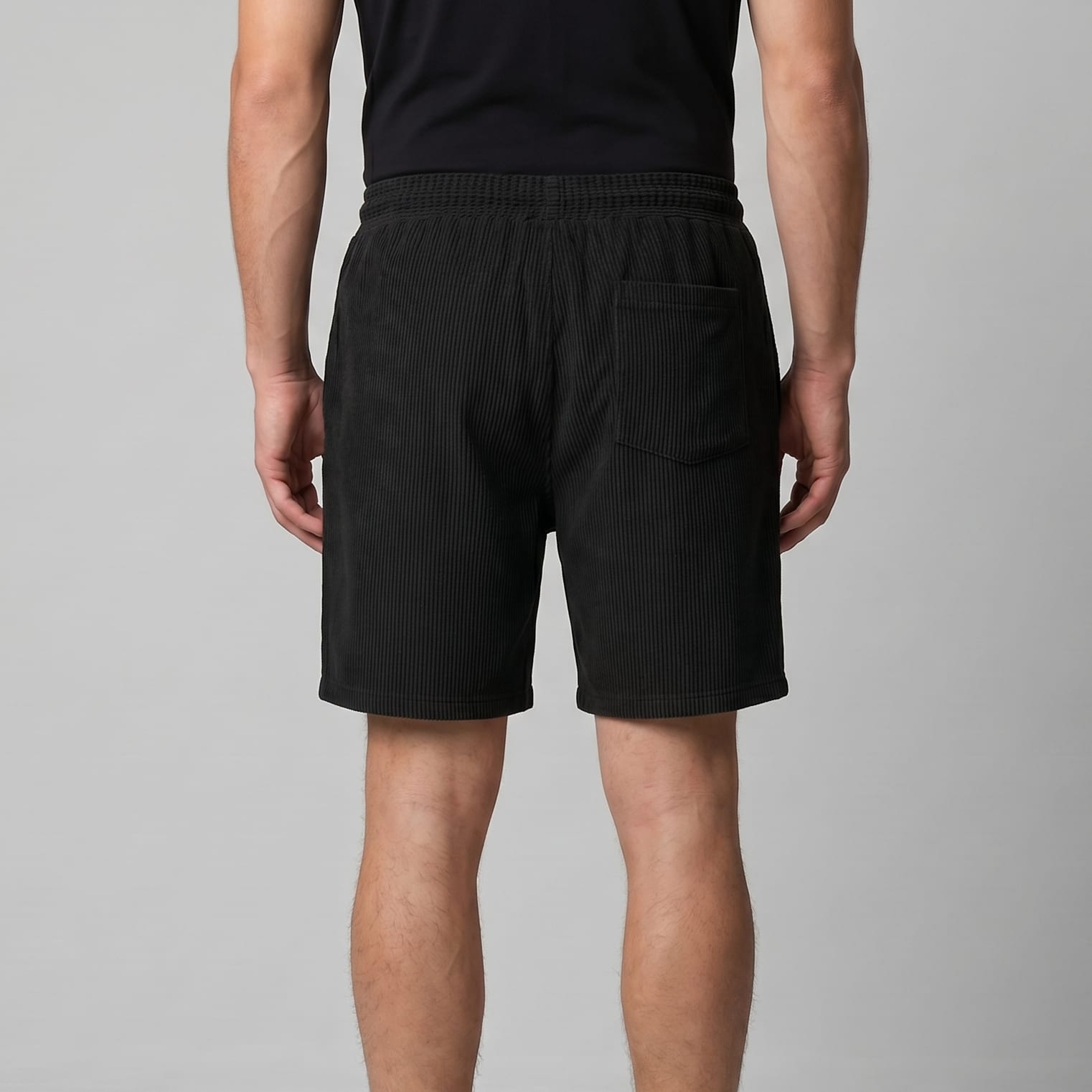 Gardner Ribbed Drawstring Shorts