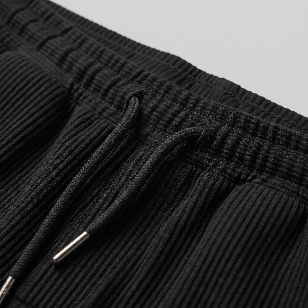 Gardner Ribbed Drawstring Shorts