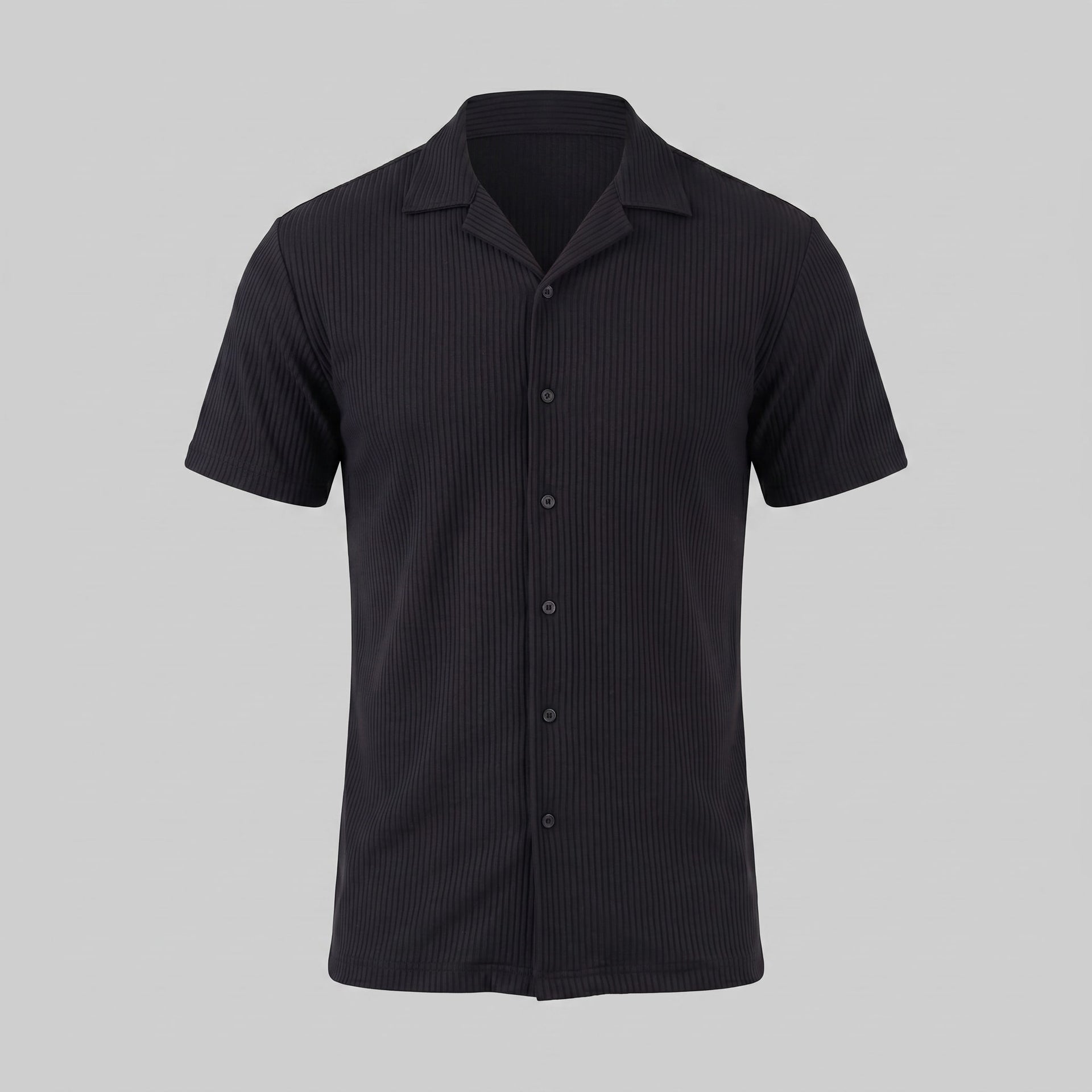 Lennox Ribbed Cuban Collar Shirt