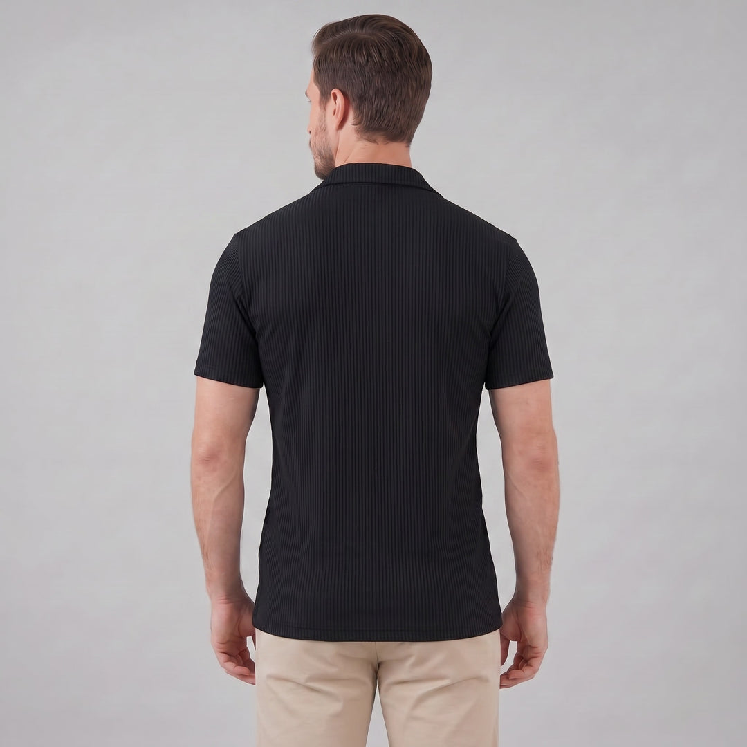 Lennox Ribbed Cuban Collar Shirt