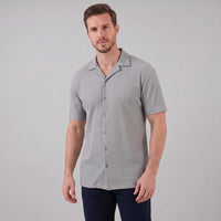 Lennox Ribbed Cuban Collar Shirt