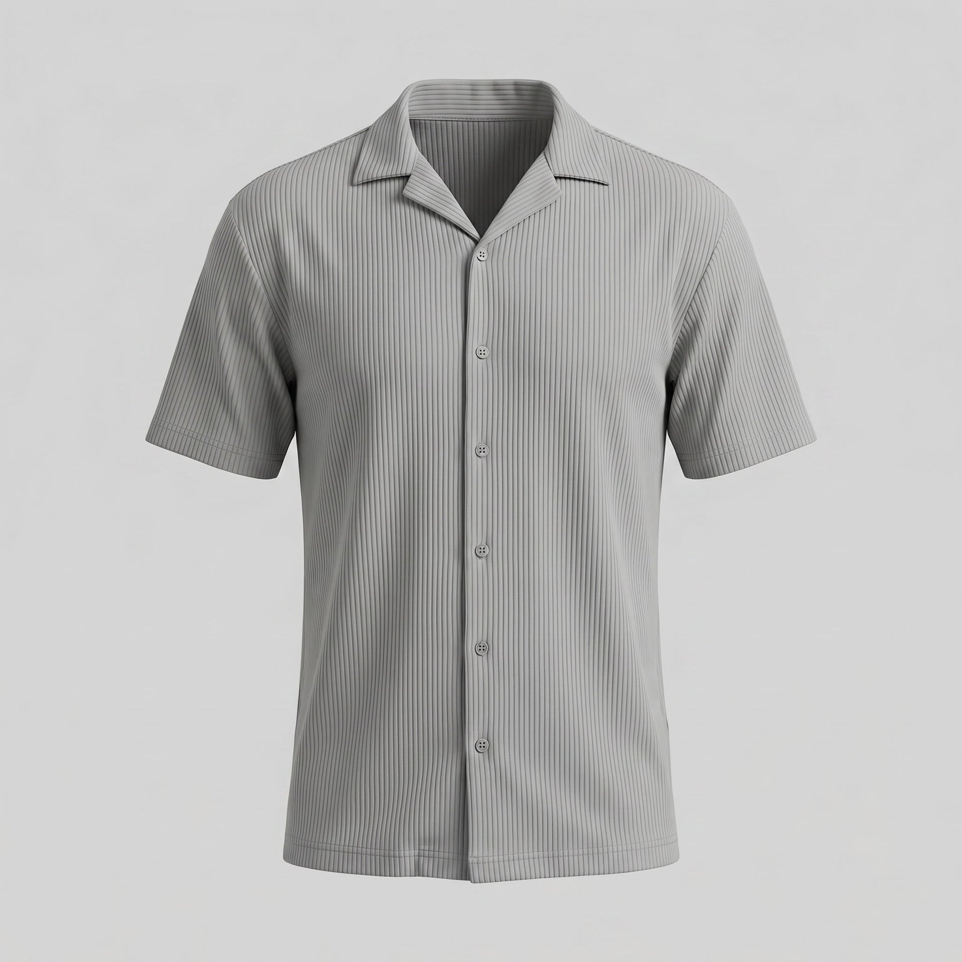 Lennox Ribbed Cuban Collar Shirt