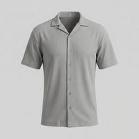 Lennox Ribbed Cuban Collar Shirt