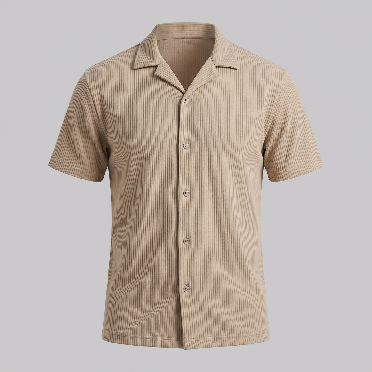 Lennox Ribbed Cuban Collar Shirt