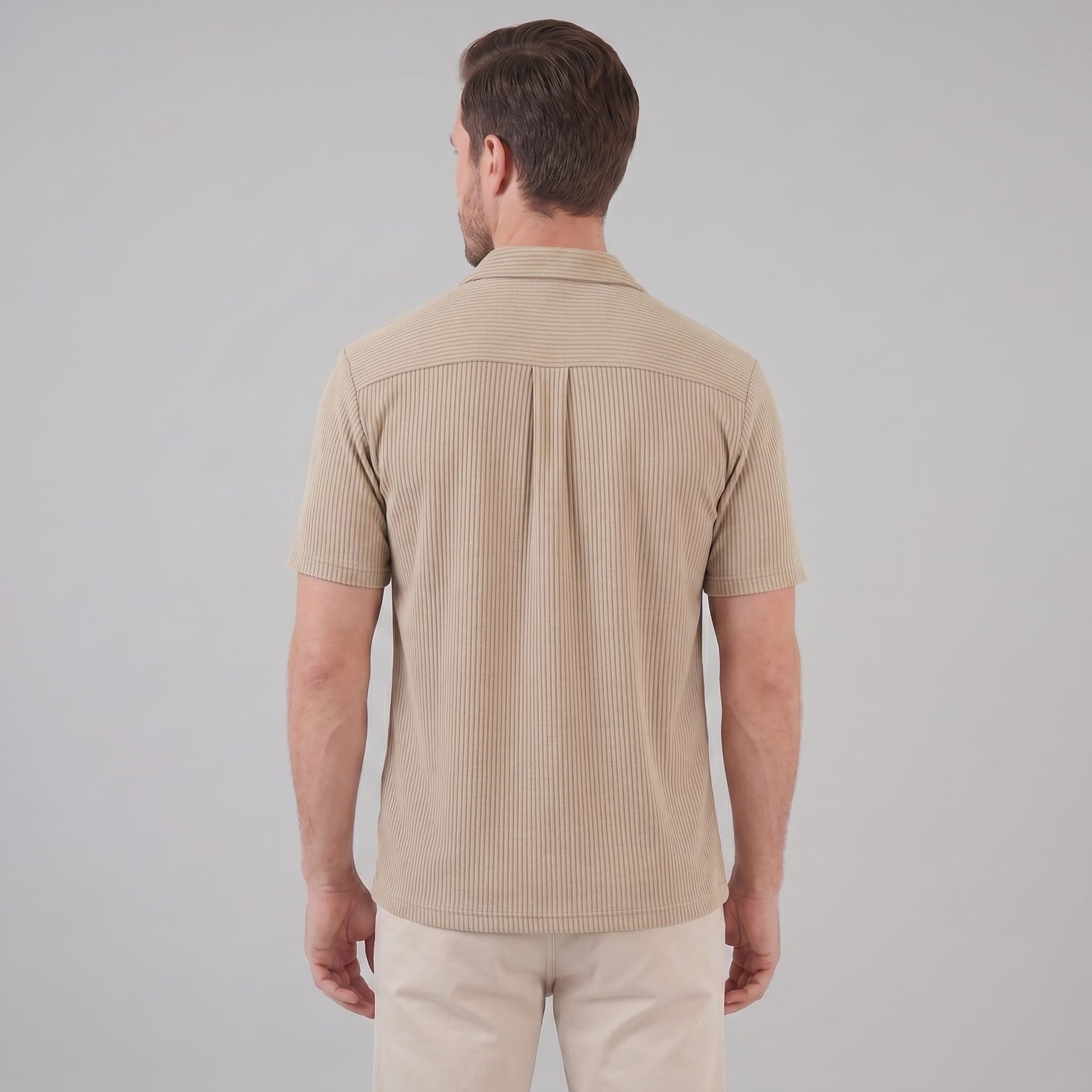 Lennox Ribbed Cuban Collar Shirt