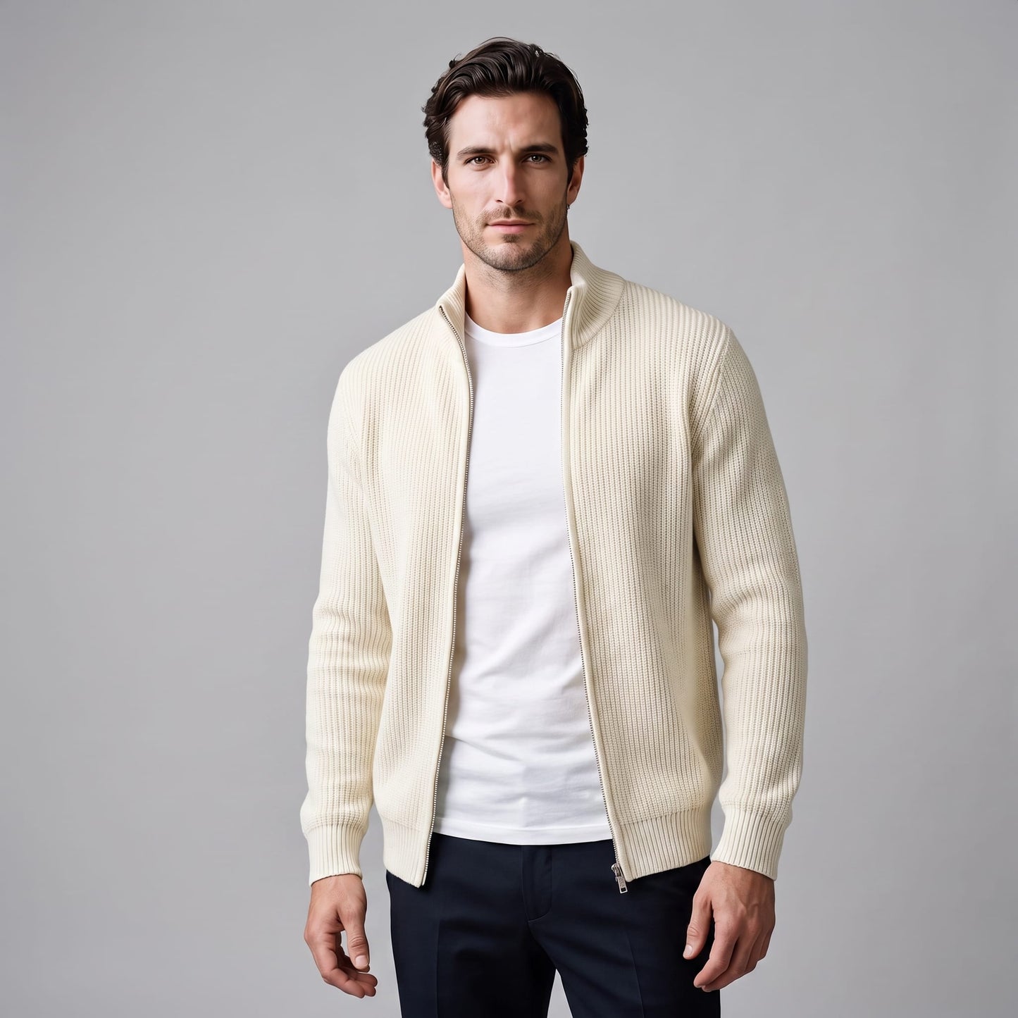 Hartley Ribbed Full Zip Cardigan_1