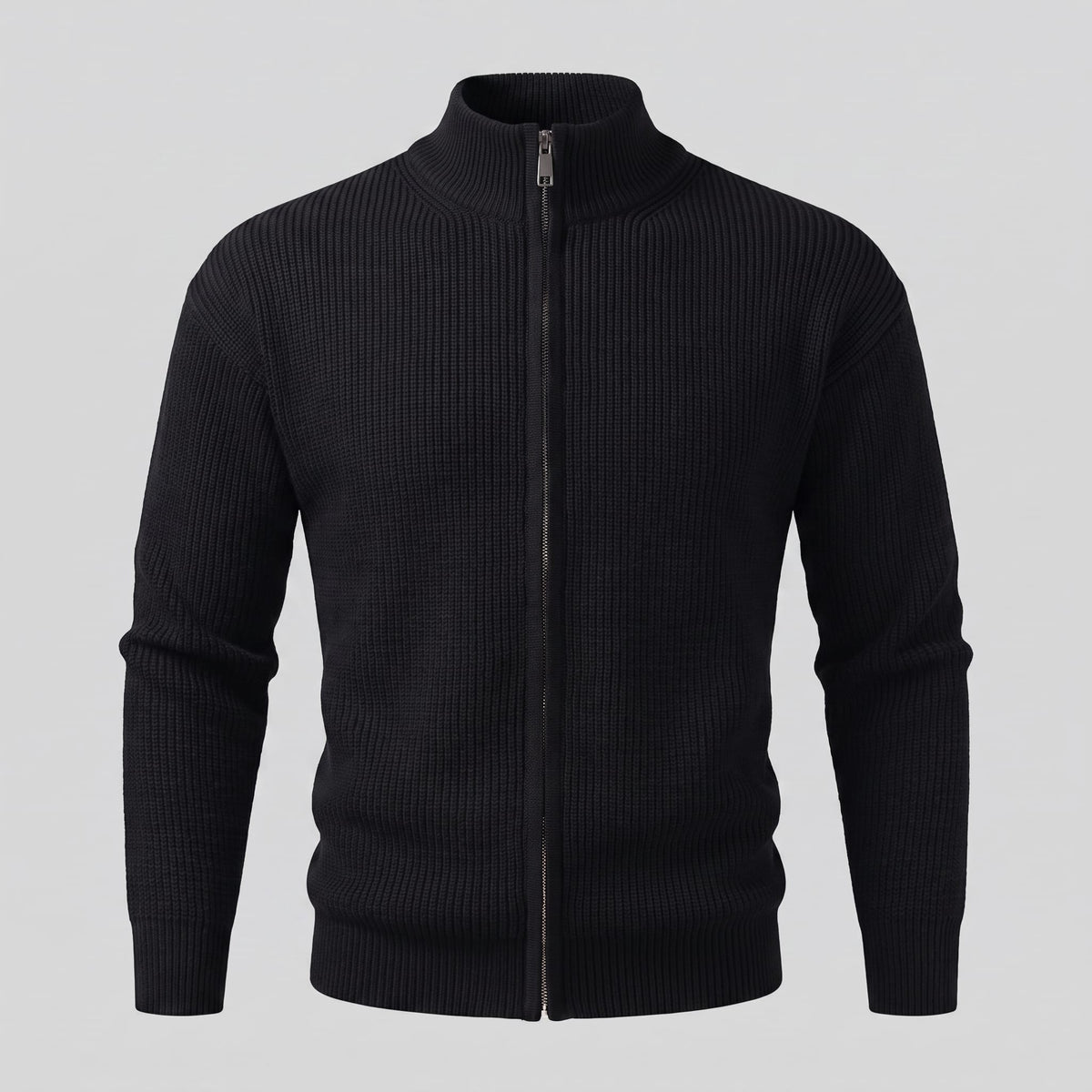 Hartley Ribbed Full Zip Cardigan