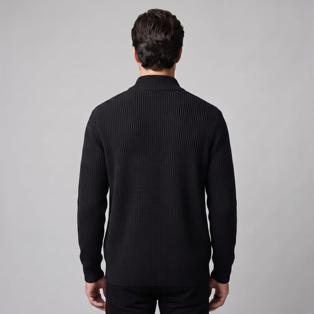 Hartley Ribbed Full Zip Cardigan