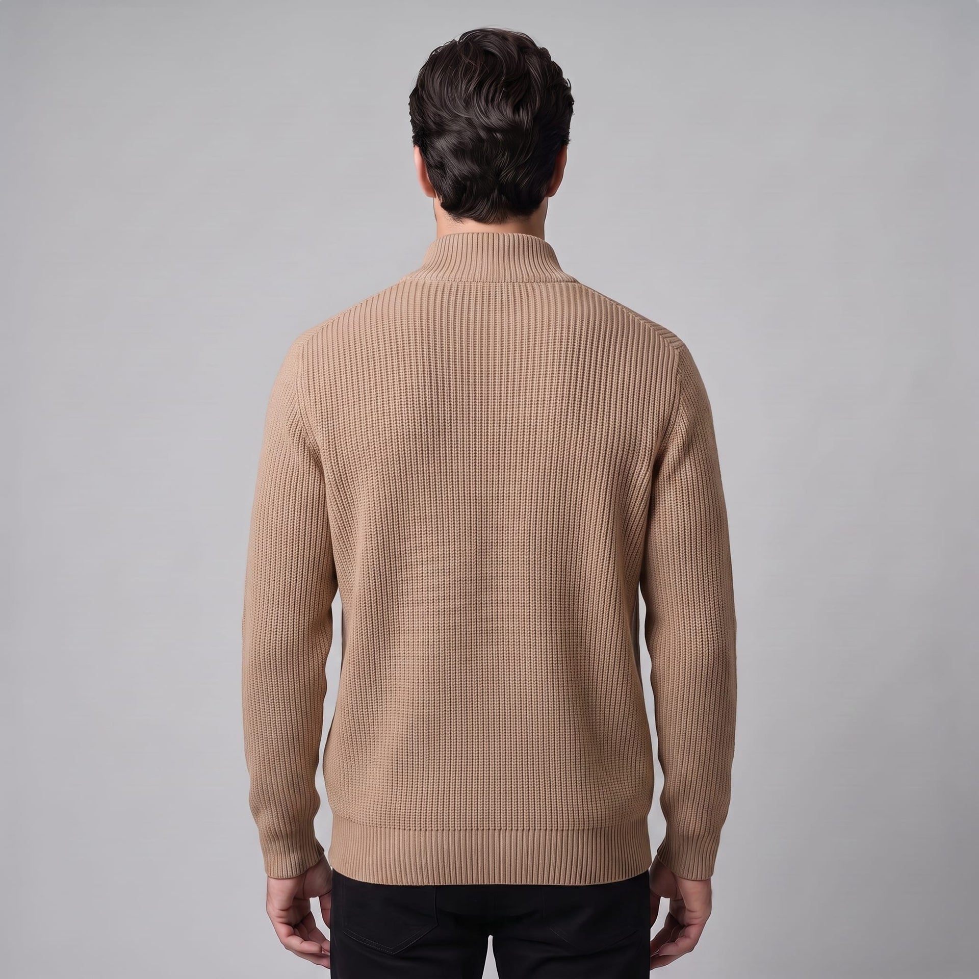 Hartley Ribbed Full Zip Cardigan