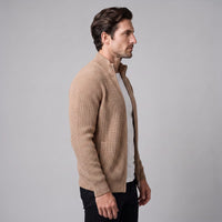 Hartley Ribbed Full Zip Cardigan