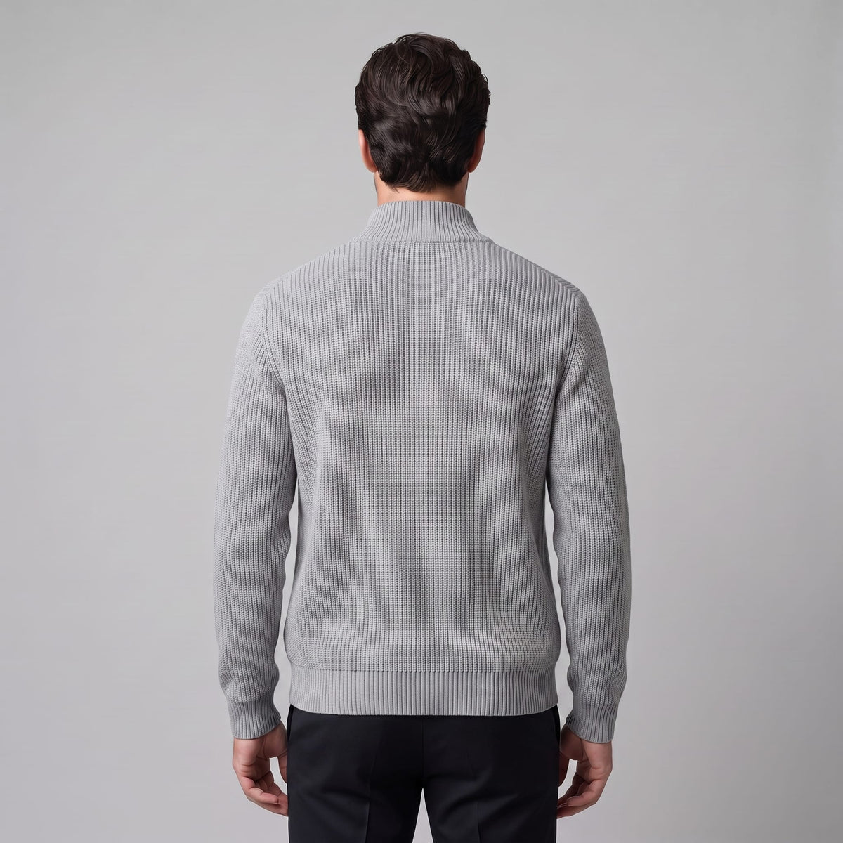 Hartley Ribbed Full Zip Cardigan