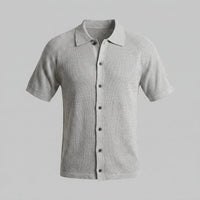 Sullivan Button Through Knit Polo Shirt