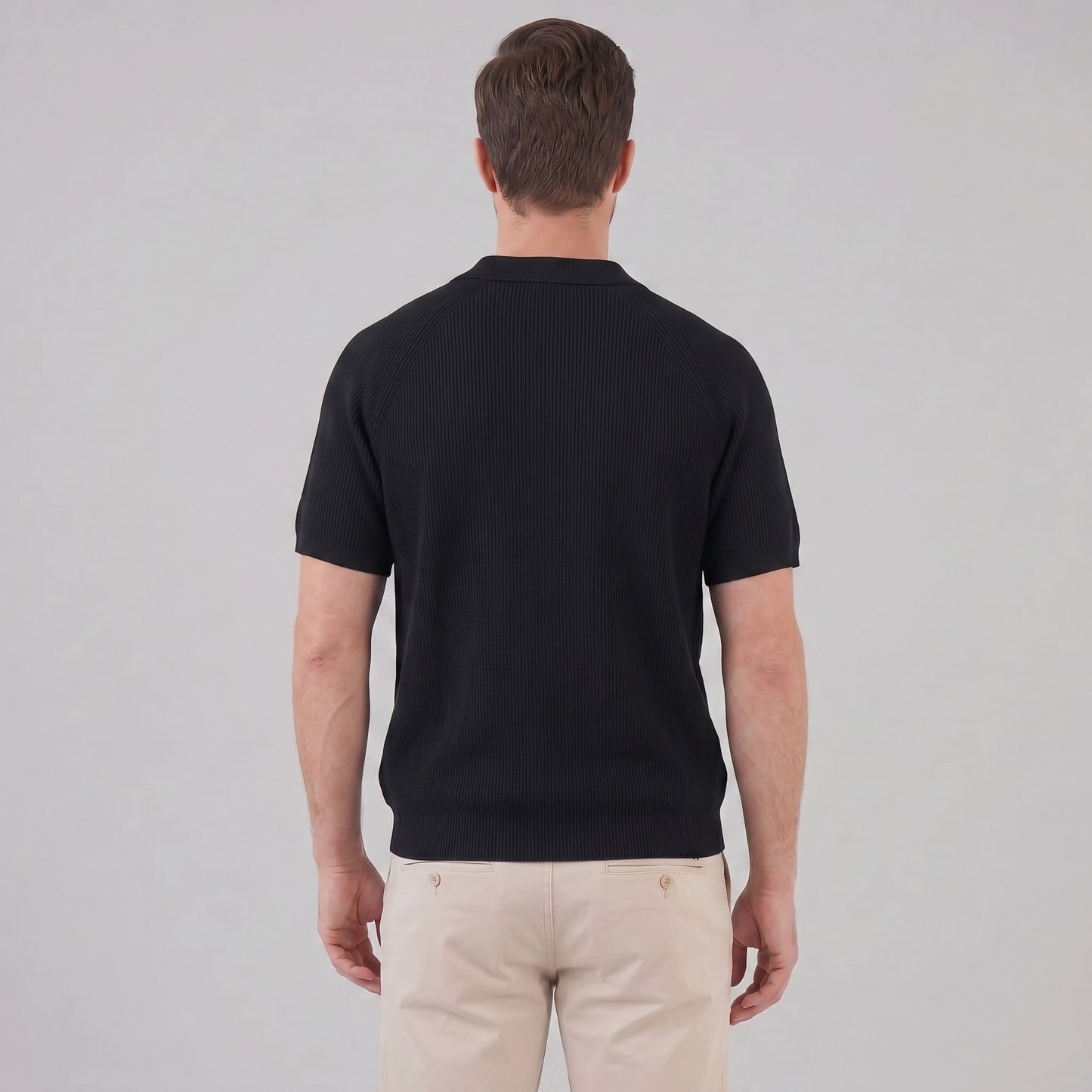 Sullivan Button Through Knit Polo Shirt_3