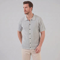 Sullivan Button Through Knit Polo Shirt