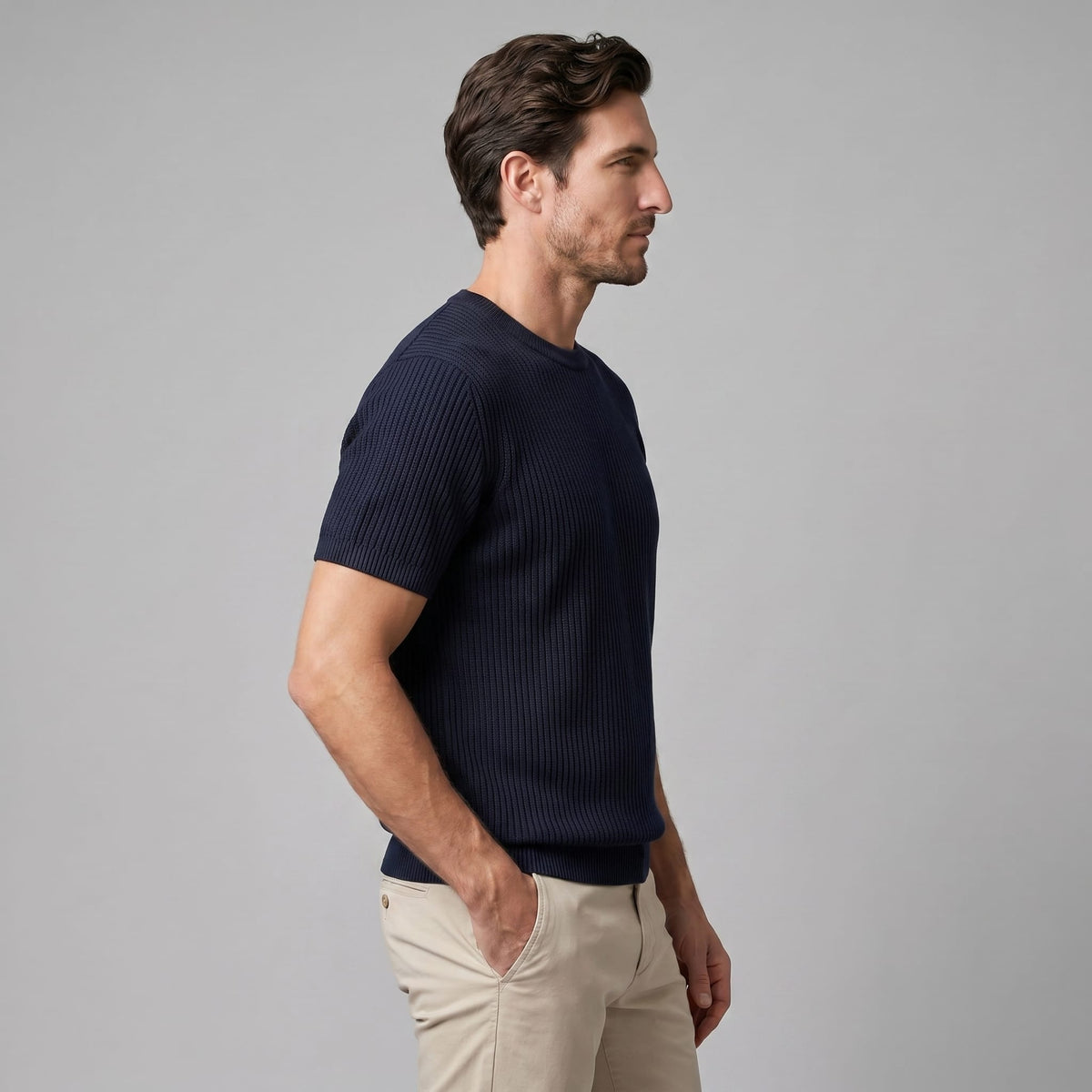 Cassius Ribbed Knit Crew Neck T-Shirt_22
