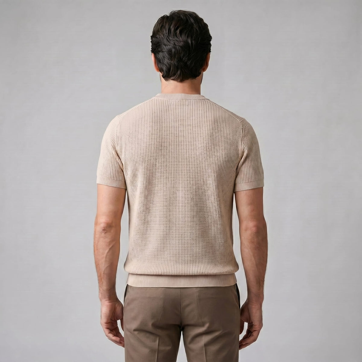 Cassius Ribbed Knit Crew Neck T-Shirt_3
