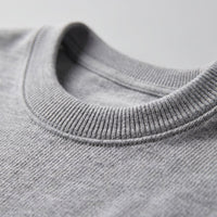 Cassius Ribbed Knit Crew Neck T-Shirt