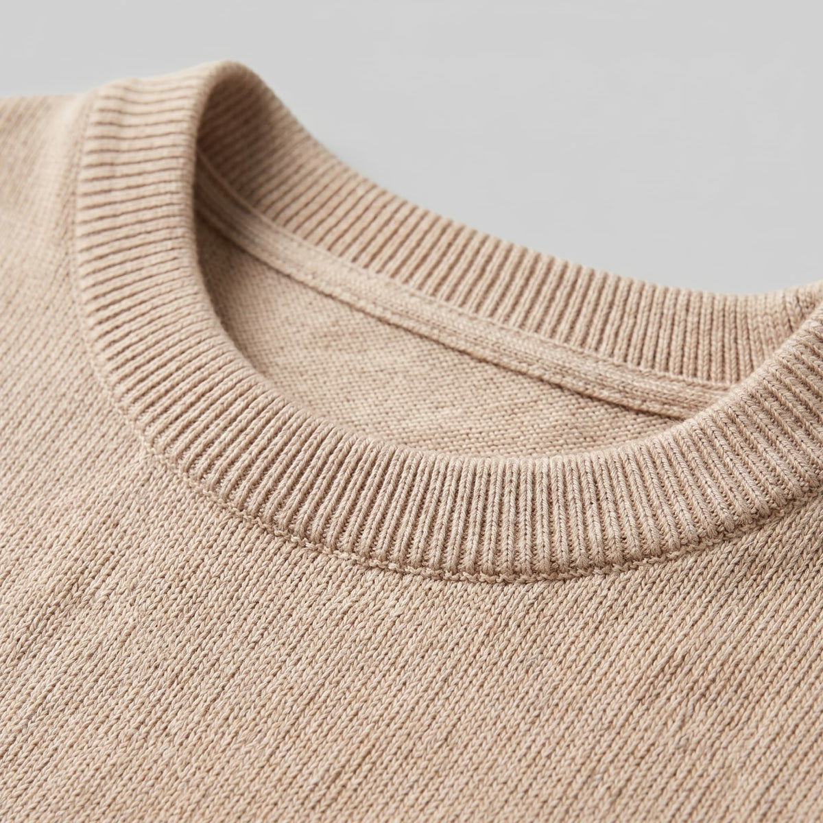 Cassius Ribbed Knit Crew Neck T-Shirt