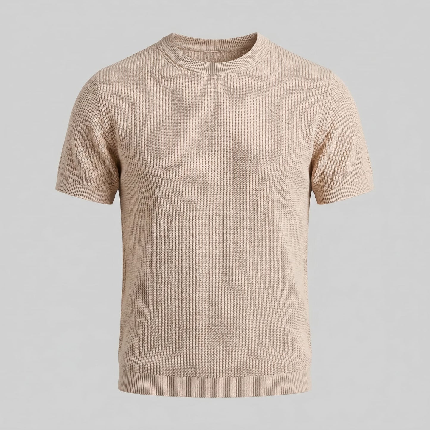 Cassius Ribbed Knit Crew Neck T-Shirt_5