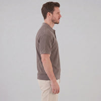 Sutton Ribbed Texture Polo Shirt