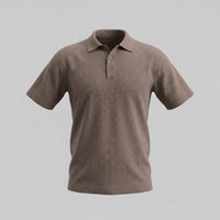 Sutton Ribbed Texture Polo Shirt