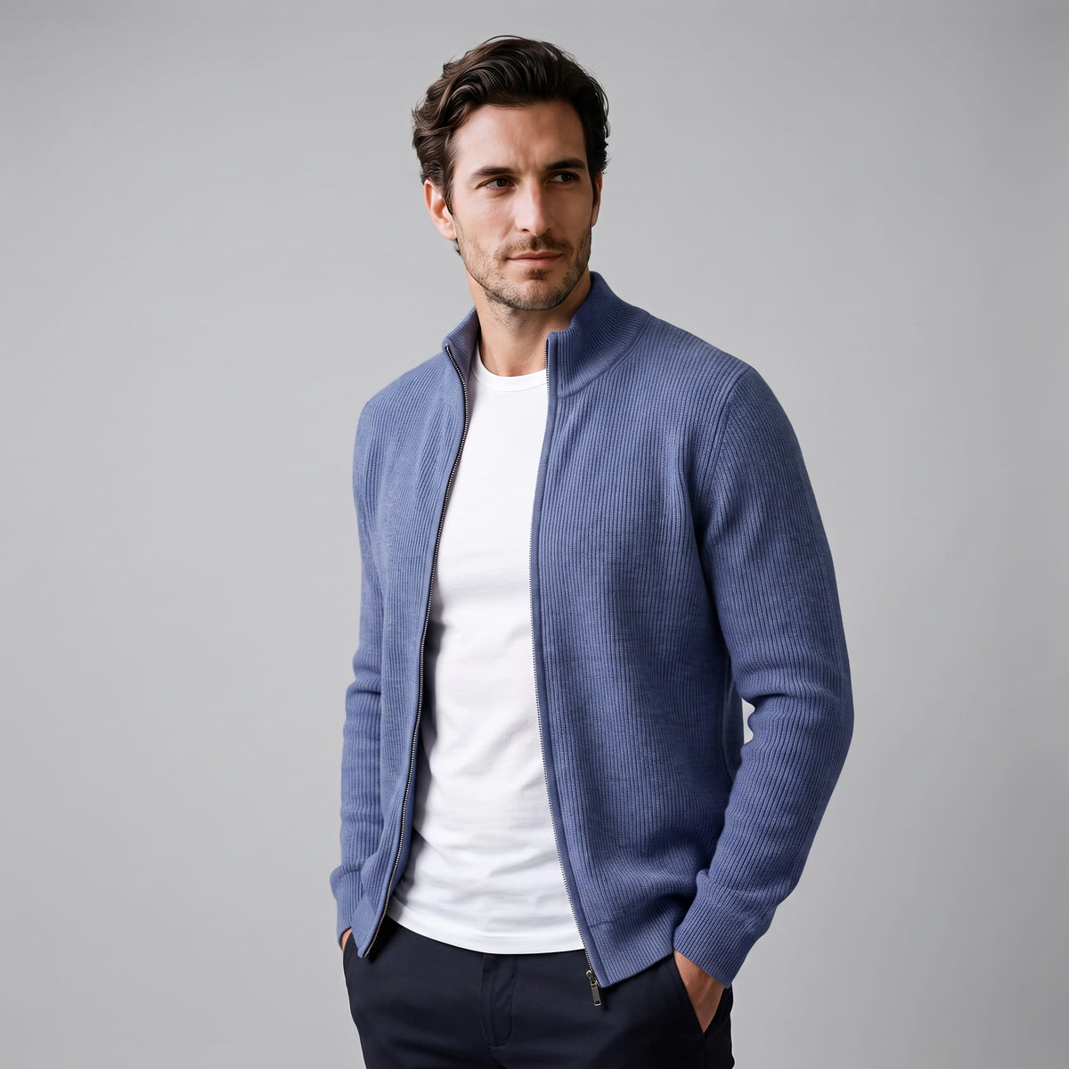 Hawke Wool Full Zip Cardigan_7