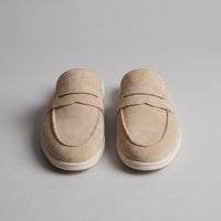 Newland Suede Penny Loafer Mules