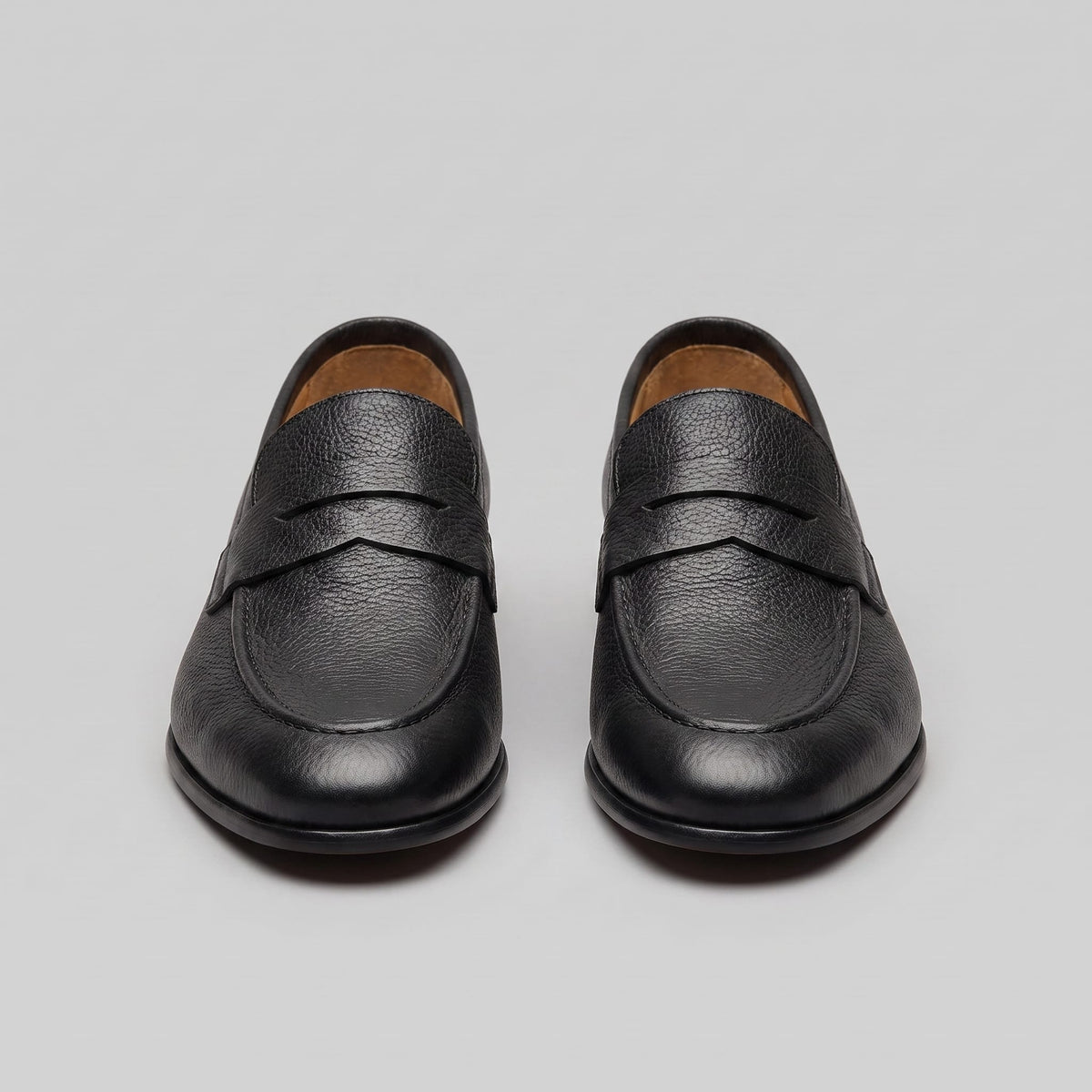 Newton Sheepskin Suede Penny Loafers_14