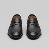 Newton Sheepskin Suede Penny Loafers