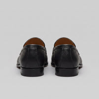 Newton Sheepskin Suede Penny Loafers