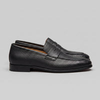 Newton Sheepskin Suede Penny Loafers